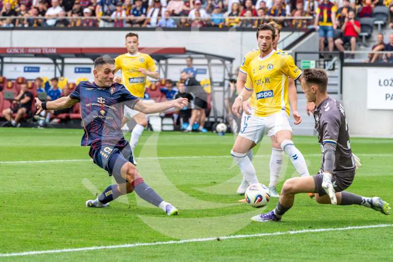 Piłka Nożna: PKO BP Ekstraklasa. Pogon Szczecin - Motor Lublin. - Agencja Fotograficzna